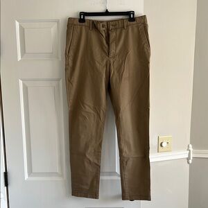Banana Republic Tan Chinos Classic Straight-Leg